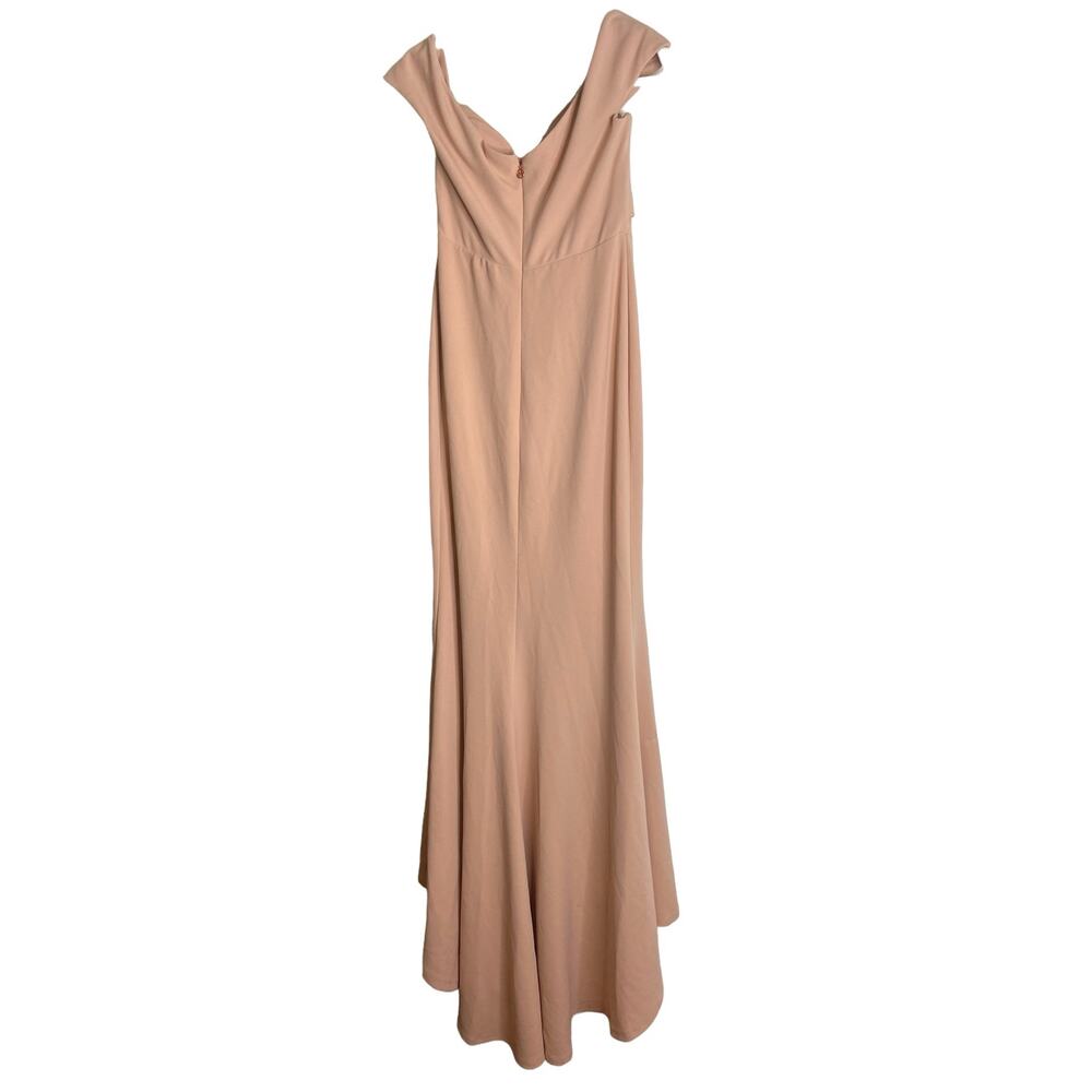 Nookie Neptune Gown Maxi Dress Train Gala Formal Party Guest Black Tie XL - Picture 10 of 15
